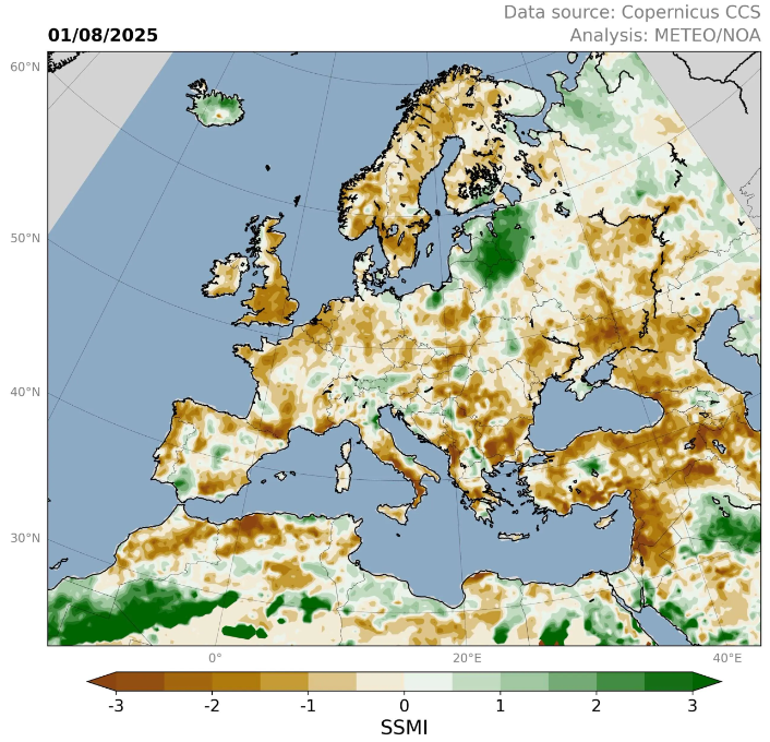 Standardised anomaly in soil moisture in the 28-100cm layer below the surface.PNG